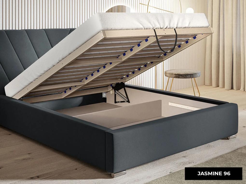 PROXIMA.store - Moderná čalúnená posteľ VIVIAN ROZMER: 120 x 200 cm, FARBA NÔH: chrómová