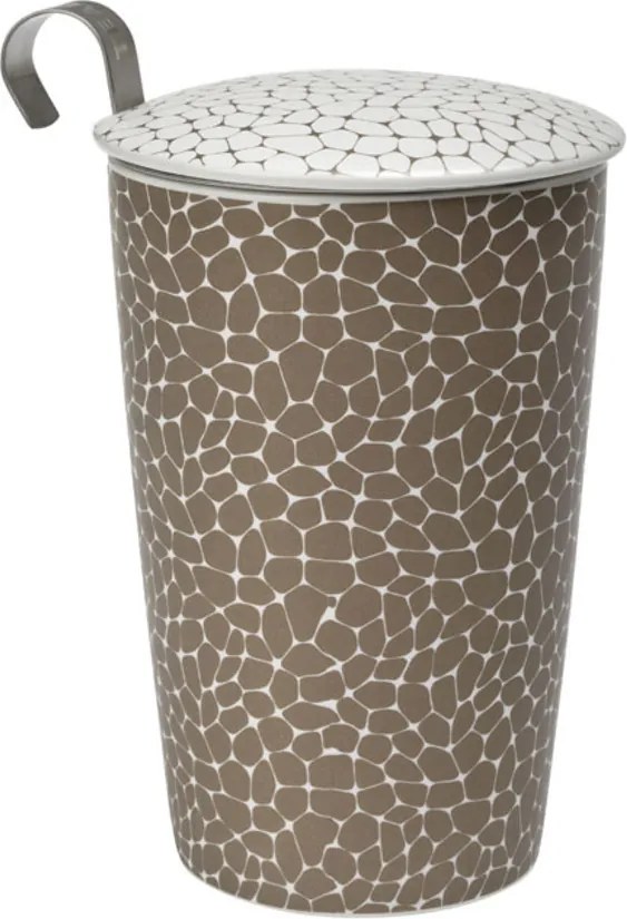 Hrnček na čaj - kamene - platina