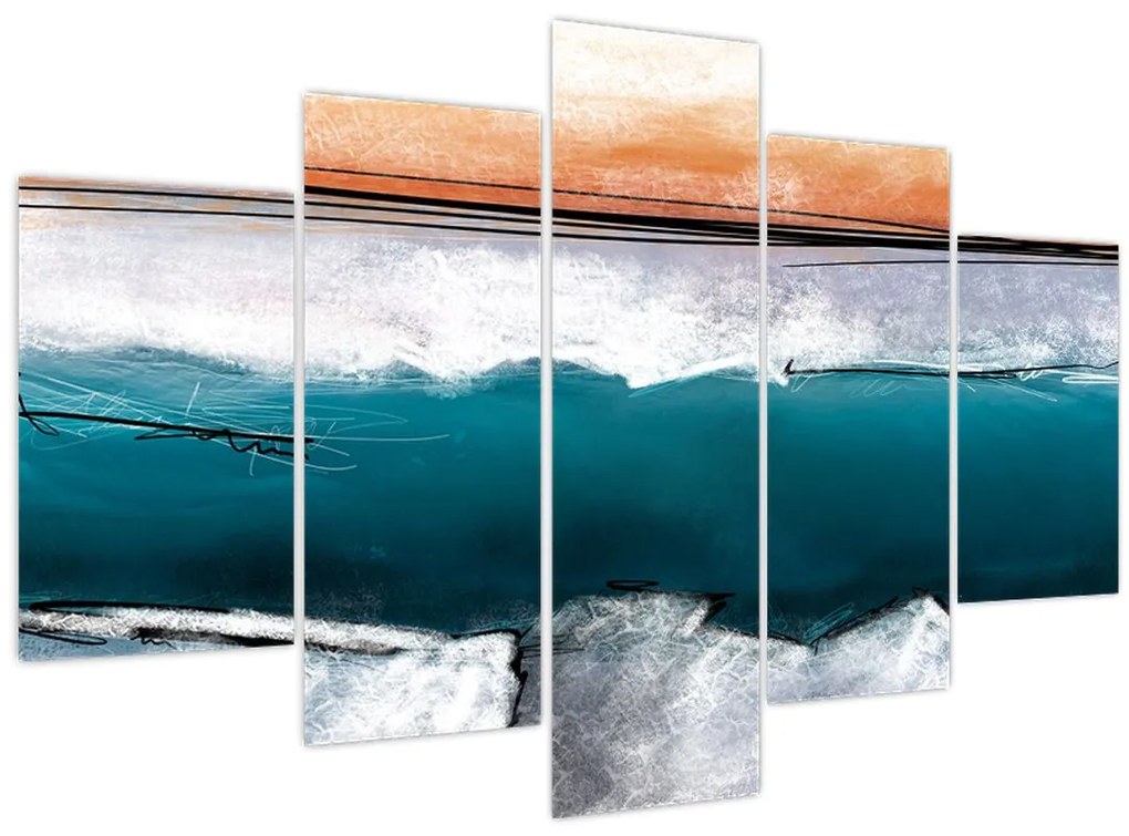 Obraz - Abstrakcia (150x105 cm)