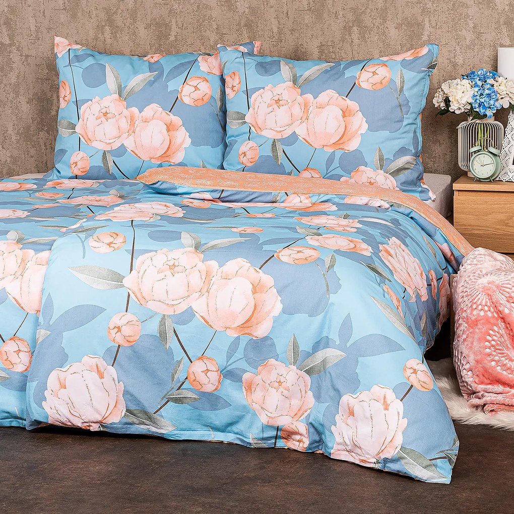 4Home Bavlnené obliečky Peony Dream, 220 x 200 cm, 2 ks 70 x 90 cm