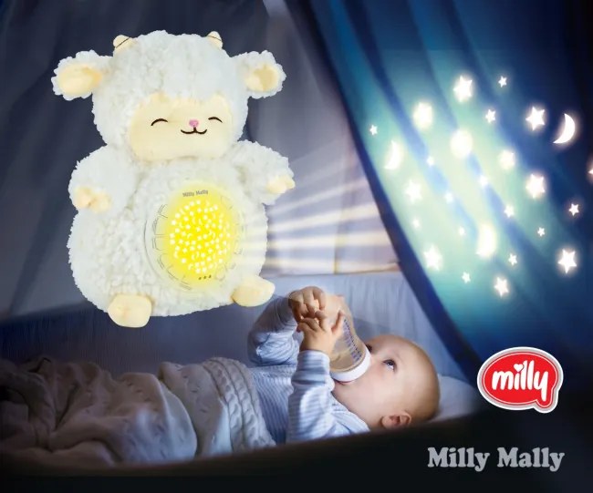 Plyšová hračka s projektorom Milly ovečka