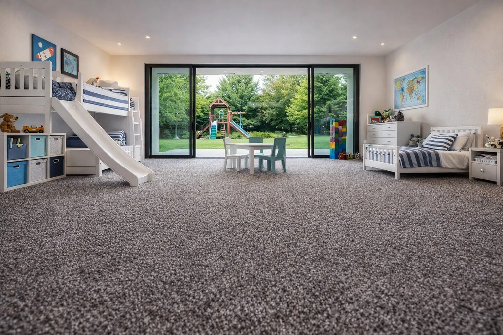 Lano, Koberec metráž Bloom 273, na mieru, šíře 4m,5m, hnedá, ab (mriežka), chodba / predsieň