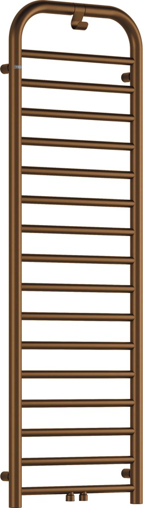 Deante Silia, kúpeľňový radiátor 500x1570 mm, 586W, hnedá matná, DEA-AGI_CG51