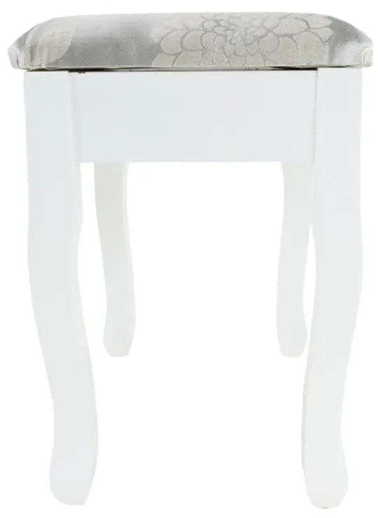 Dekoratívny stolík so stoličkou LINET NEW, biely