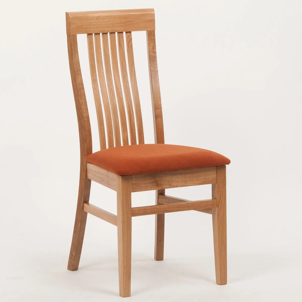 ITTC Stima Dubová stolička TAKUNA čalúnená Vyberte látku ->: VELVET sivá 60