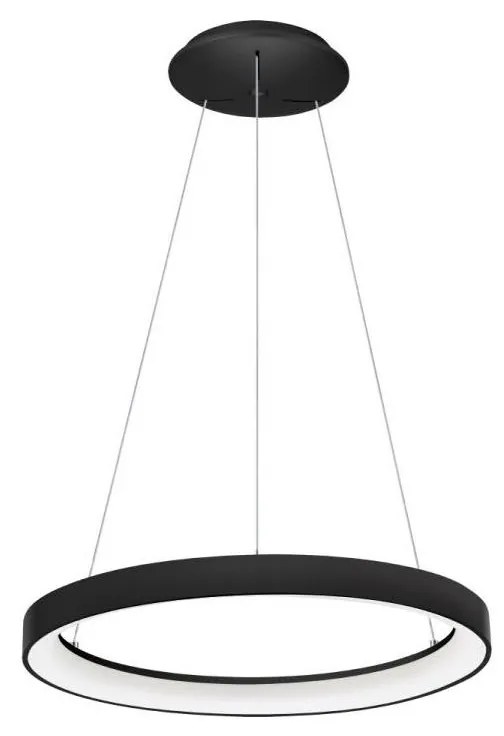 LED2 - LED Luster na lanku BELLA LED/48W/230V 3000K/4000K čierna