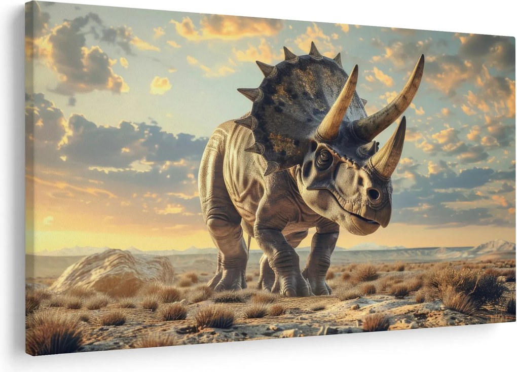 Obraz - Triceratops (90x60 cm)
