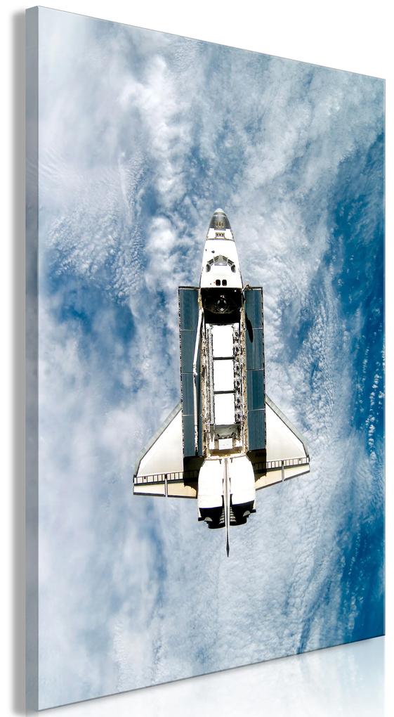Artgeist Obraz - Space Shuttle (1 Part) Vertical Veľkosť: 60x90, Verzia: Premium Print