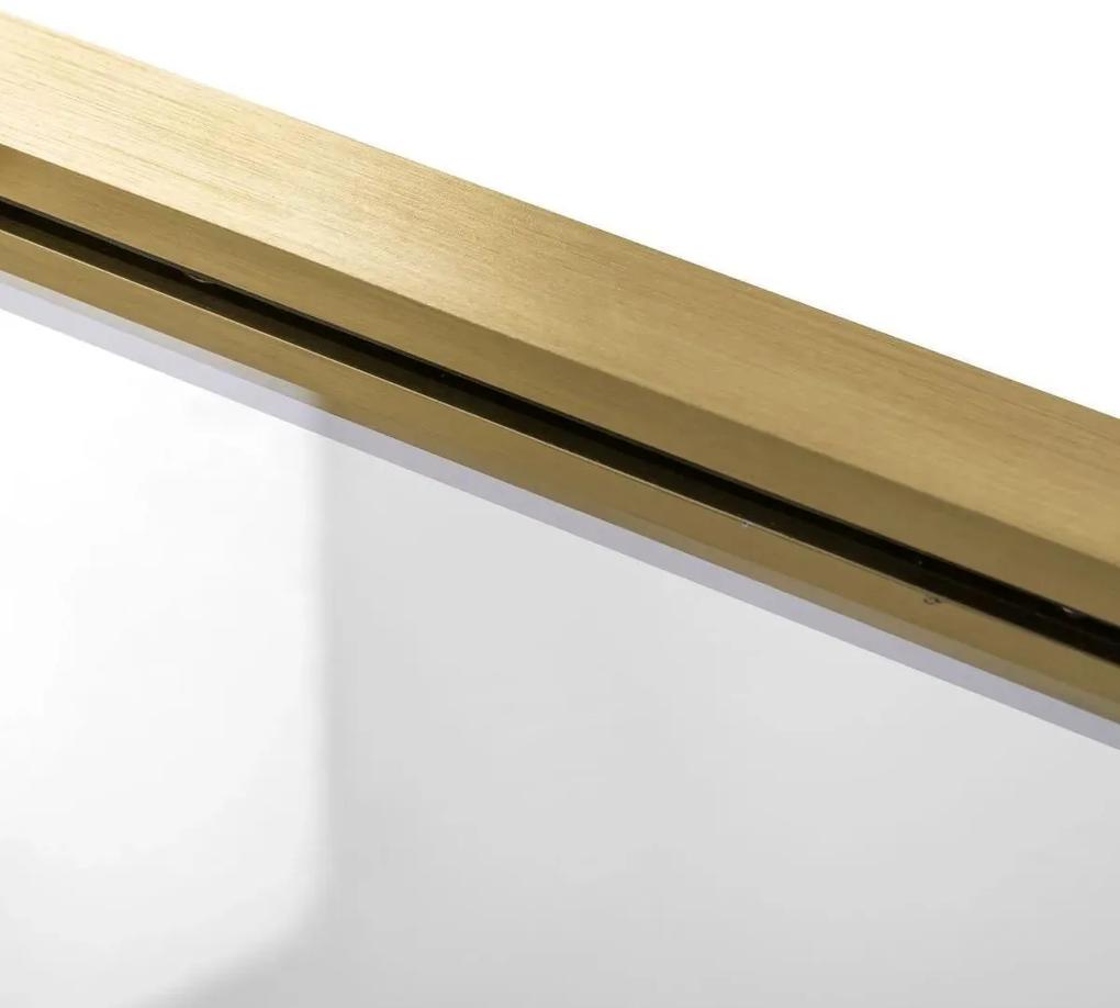 Rea Rapid Slide, sprchové dvere 120x195 cm, 6mm číre sklo, zlatý matný profil, REA-K4709