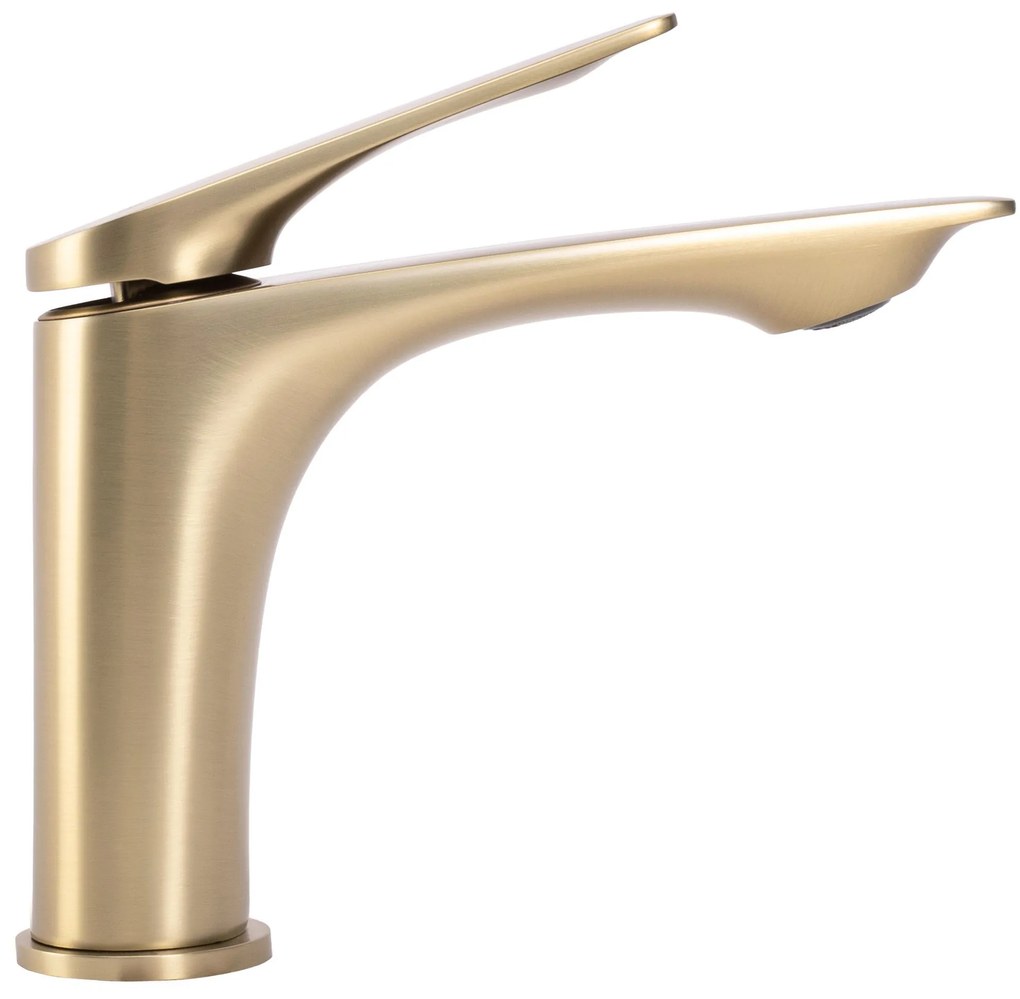 Rea Avalon, umývadlová batéria h-160, zlatá matná, REA-B2703