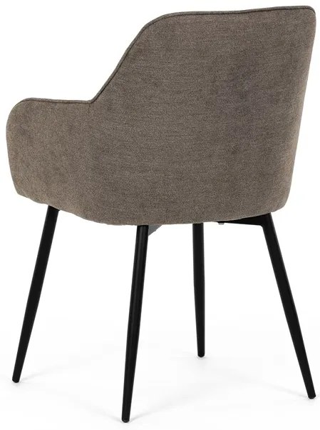 Autronic BONTEC Jedálenská stolička, hnedá, látka, DCL-221 BR2 Farba: Žltá