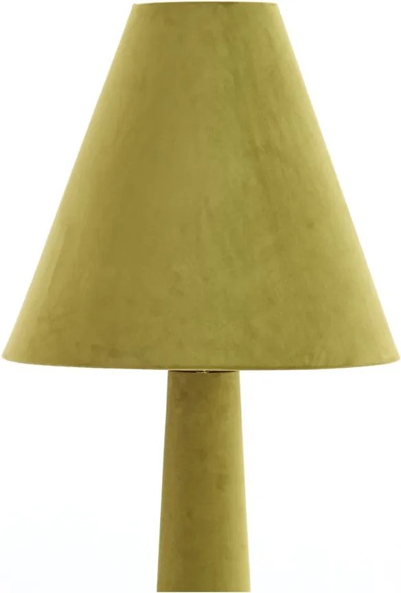 Zelená stojacia lampa s textilným tienidlom (výška 168 cm) Devia – Light &amp; Living