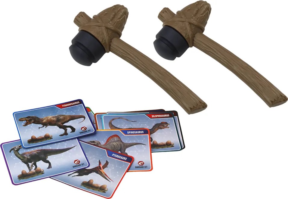 LEAN Toys Stolová arkádová hra Whac-a-mole Dinosaurs