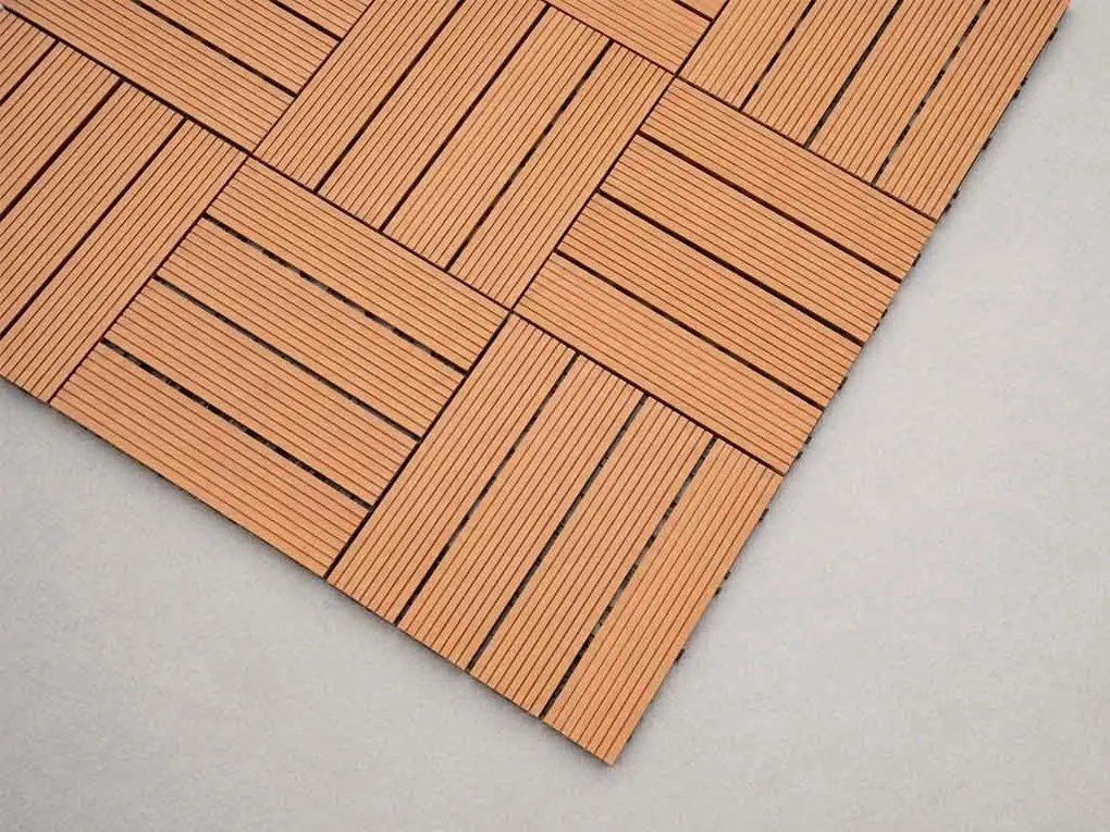 WPC dlaždica LEGI BASE 30 x 30 cm, teak