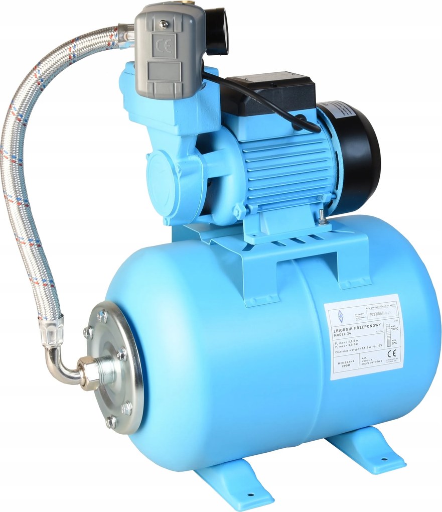 Hydrofor 24 L Nádrž Na Vodu Hydroforová Pumpa Wz 750P Kompletná Sada