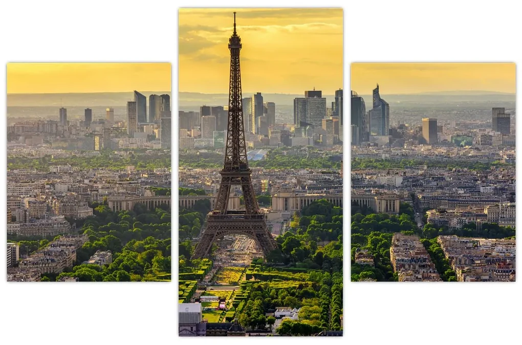 Obraz - Panoráma Paríža (90x60 cm)