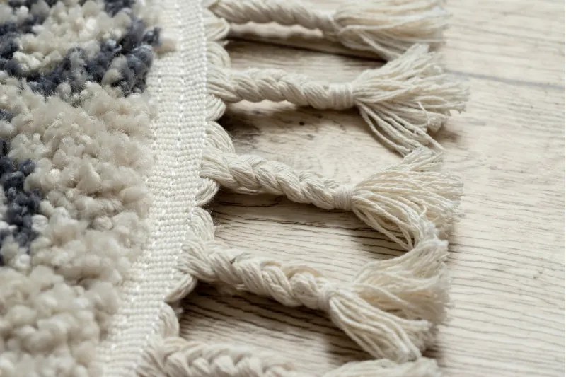 Kusový koberec Berber Agadir G0522 cream and grey kruh, 160x160 (priemer) kruh, béžová, chodba / predsieň, Dywany Łuszczów