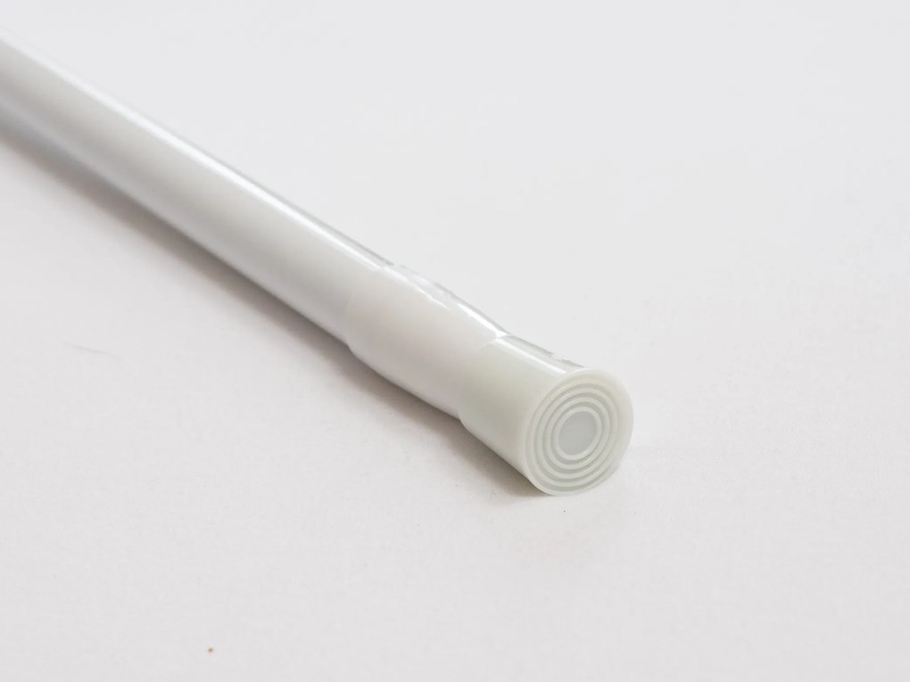 Tyč na sprchový záves 70/120 cm - biela