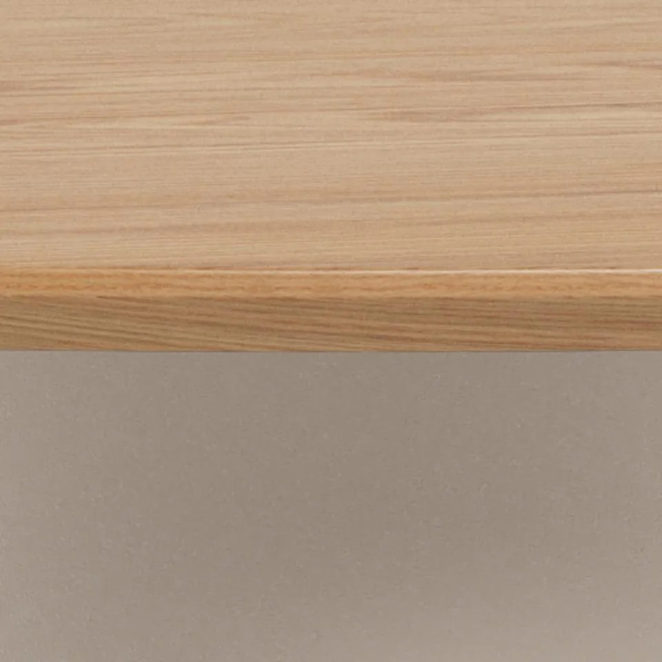 Okrúhly jedálenský stôl Soli 120 cm dub prírodný/kašmírový