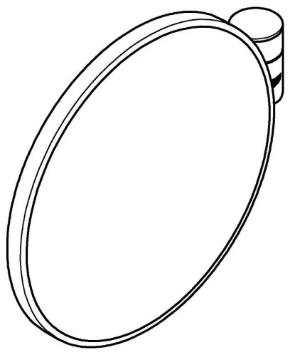 GROHE 41077000 - Kozmetické zrkadlo SELECTION 20 × 20 cm lesklý chróm