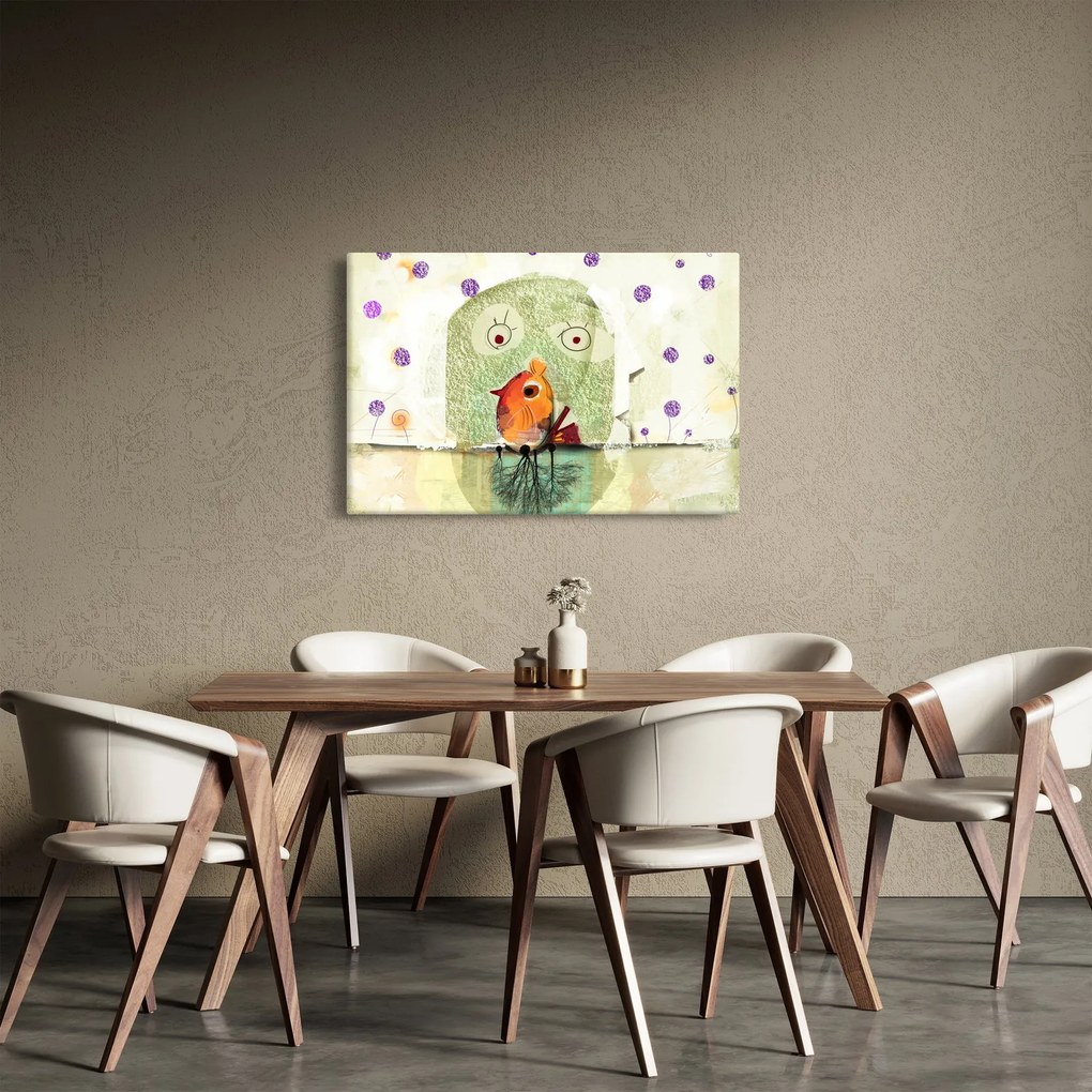 Obraz - Duša vtáčika (90x60 cm)