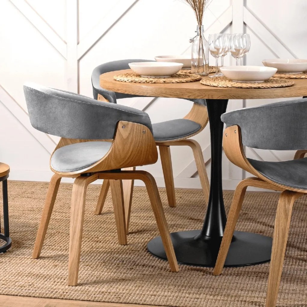 PROXIMA.store - Jedálenská stolička GARY Aura FARBA: čierna