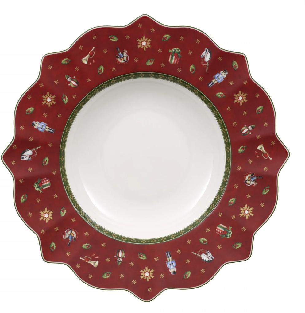 Villeroy & Boch Toy´s Delight hlboký tanier, červený, 26 cm
