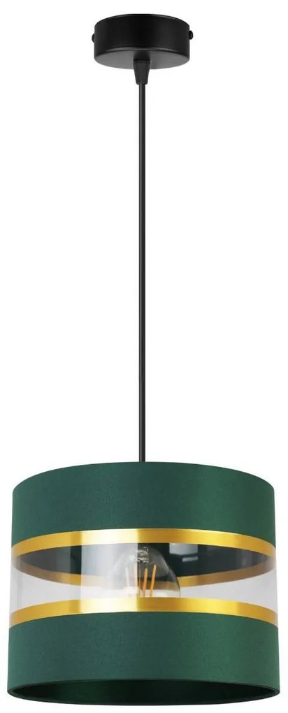 Závesné svietidlo Elegance, 1x textilné tienidlo (výber zo 6 farieb), (výber z 2 farieb konštrukcie), g