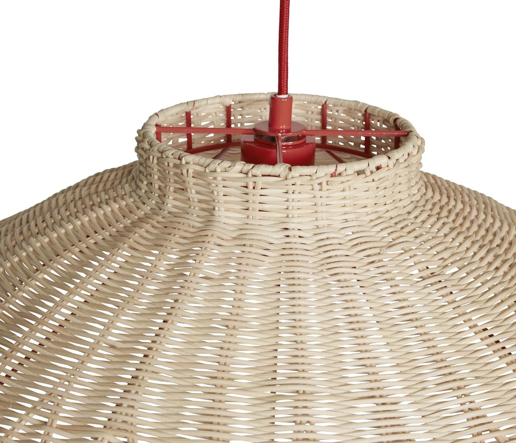 Závesná lampa Chand ratanová 21 x 80 cm