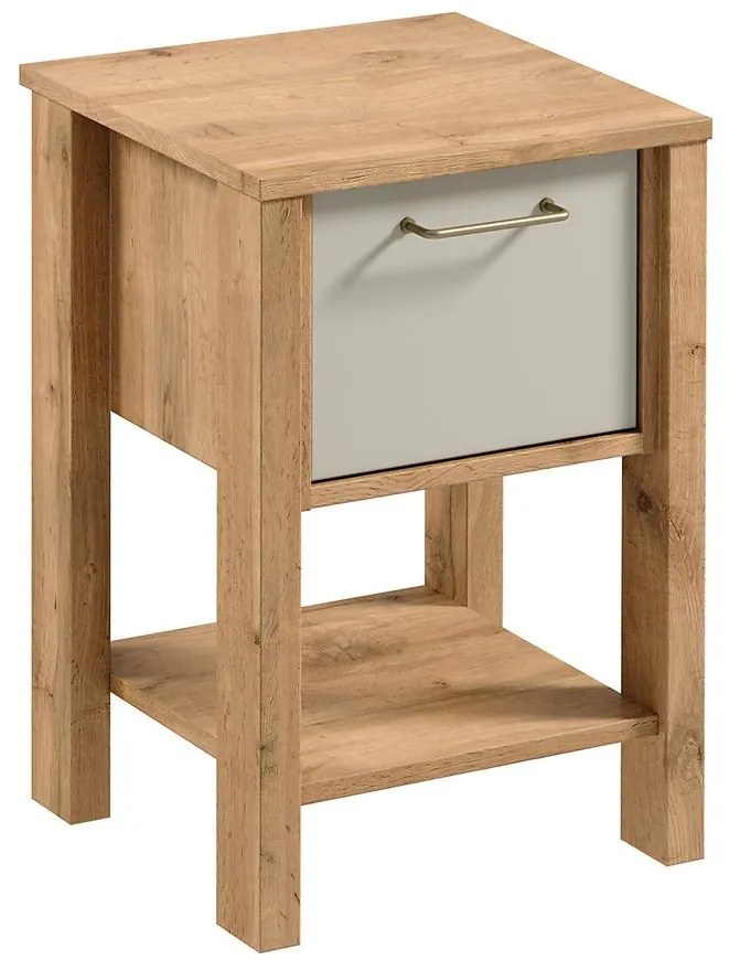 Nočný Stolík Indygo SN dub wotan-beige