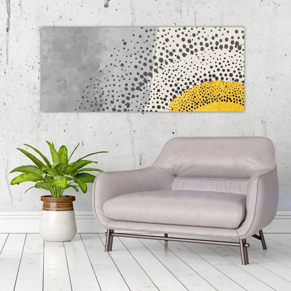 Obraz - Abstraktná maľba pláže N⁰3 (120x50 cm)