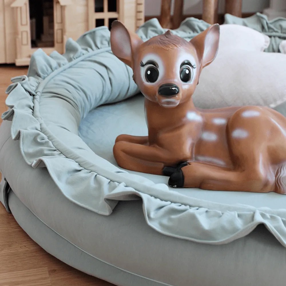 Hniezdo pre deti s volánom púštne zelená