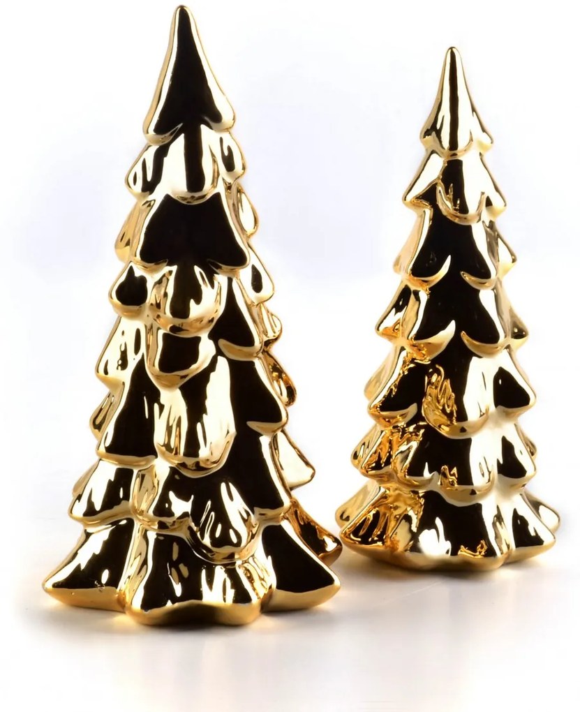 Figúrka vianočného stromčeka 19,7 cm SANTA LILA zlatá