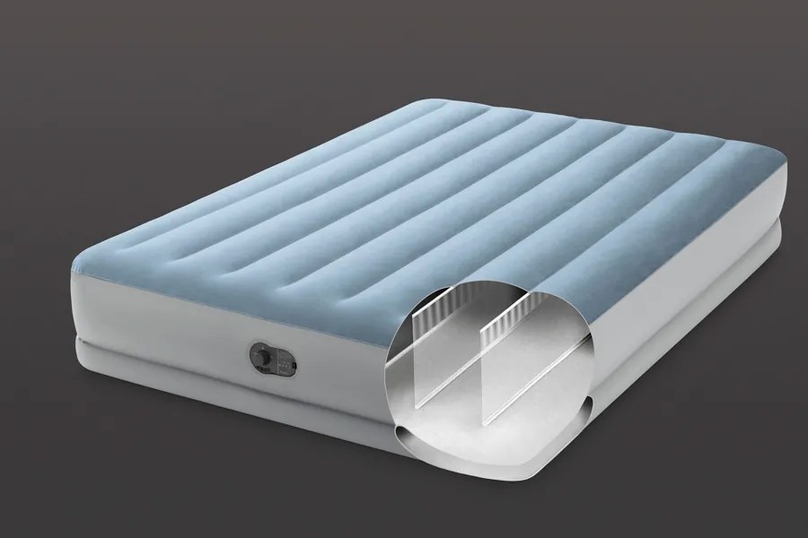 INTEX Nafukovacia posteľ QUEEN DURA-BEAM COMFORT s USB pumpou