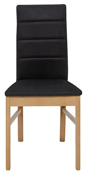 Jedálenská stolička BRW Ostia D09-TXK (dub prírodný + solar black). Akcia -20%. Vlastná spoľahlivá doprava až k Vám domov. 1025962