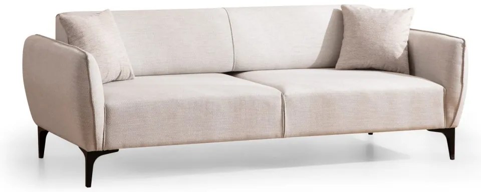 Trojmiestna rozkladacia pohovka Belissimo 220 cm biela