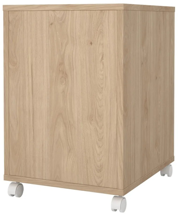 Skrinka v dekore duba v bielo-prírodnej farbe 41x61 cm Sign – Tvilum