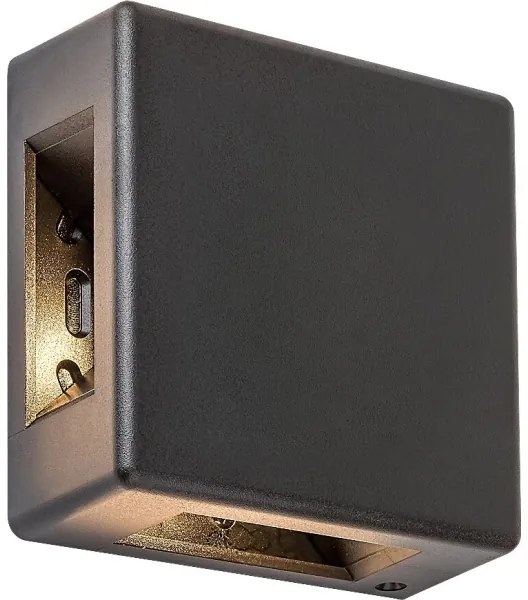 Rabalux 7317 - LED Vonkajšie nástenné svietidlo LIPPA LED/6W/230V IP54 čierna