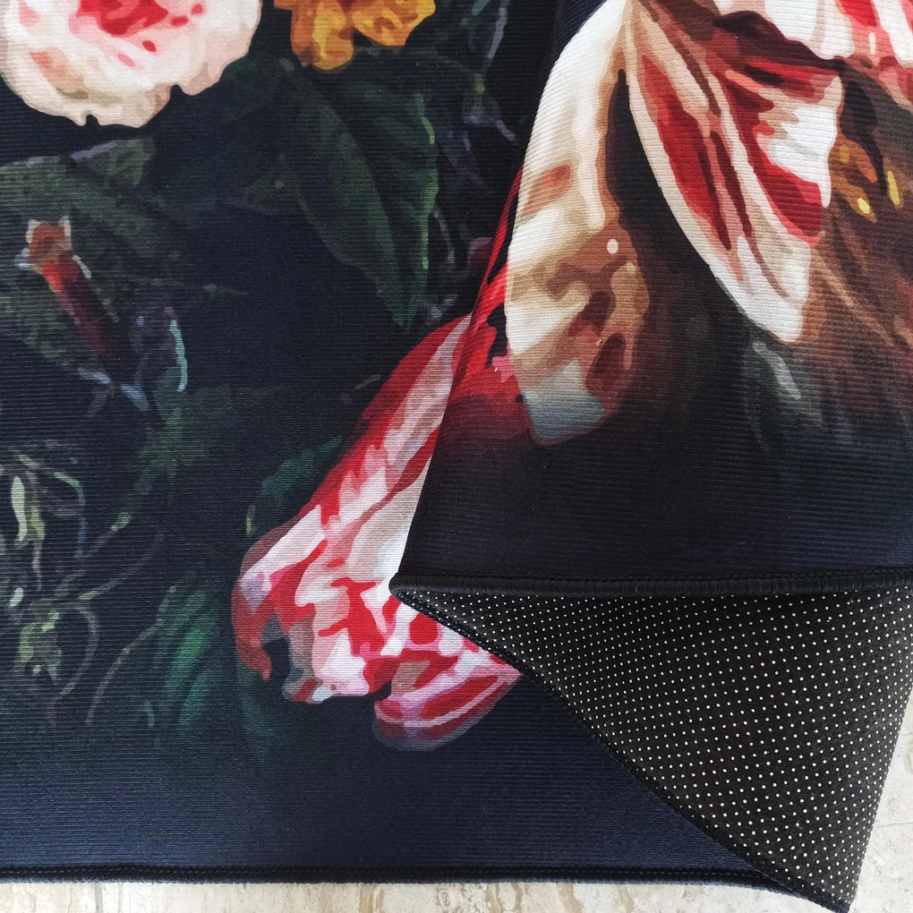 DY Moderný koberec s kvetinovým vzorom Horeca-New 119 Rozmer: 60x100 cm