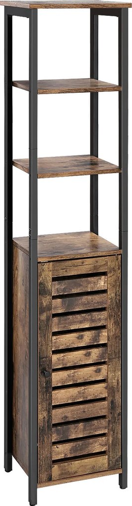 XXXLutz REGÁL, hnedá, čierna, uhlíková oceľ, 37/167/30 cm Boxxx - Online Only drobný nábytok - 002543025601