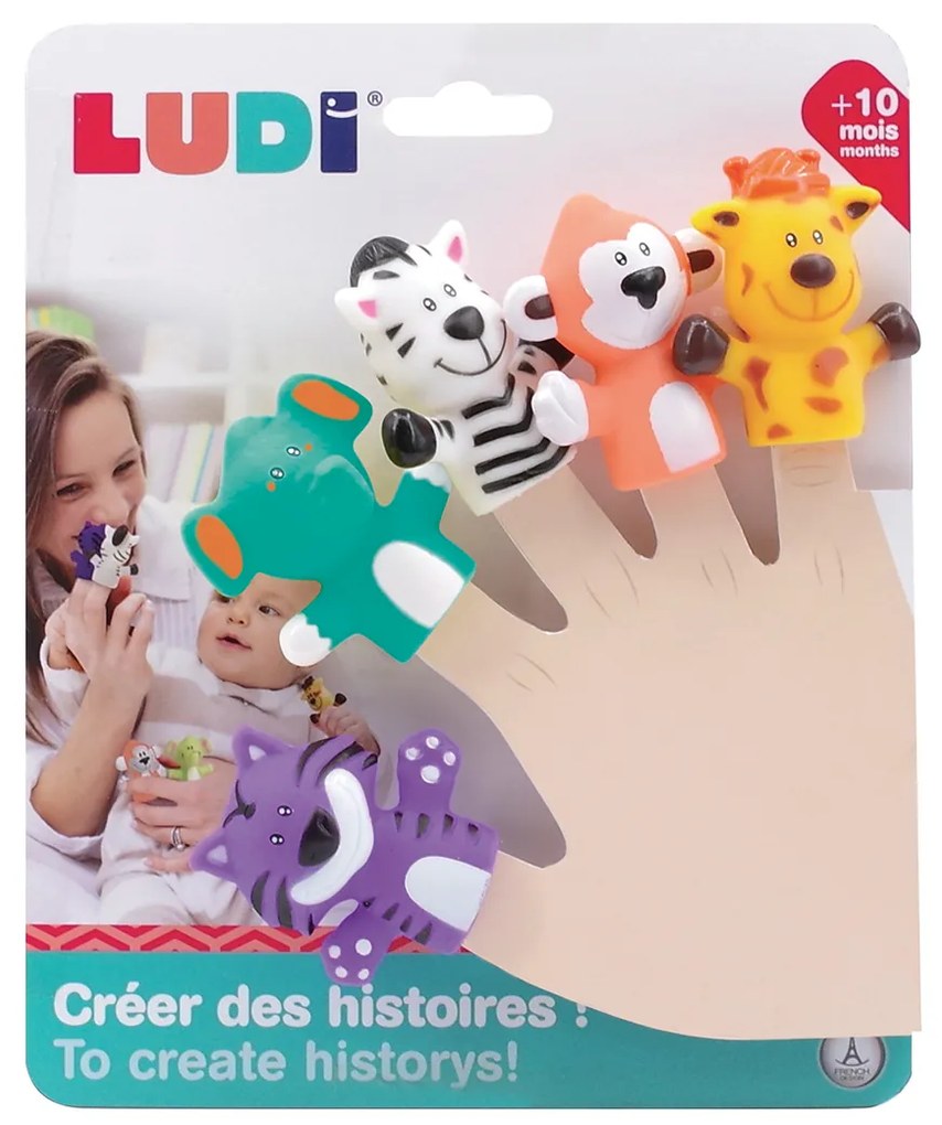Maňušky na prsty Zvieratká z džungle