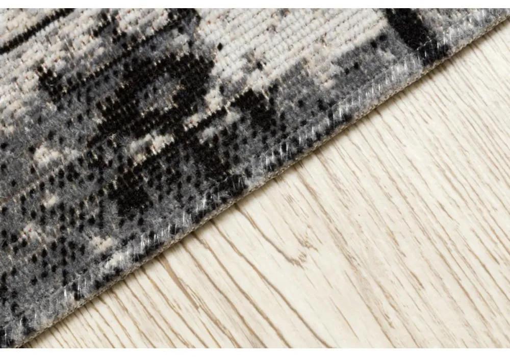 Kusový koberec Sergio sivočierny 160x220cm