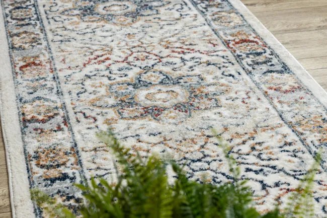 Koberec / behúň DISTIN 0834A granátový / modrý / žltý / terrakota