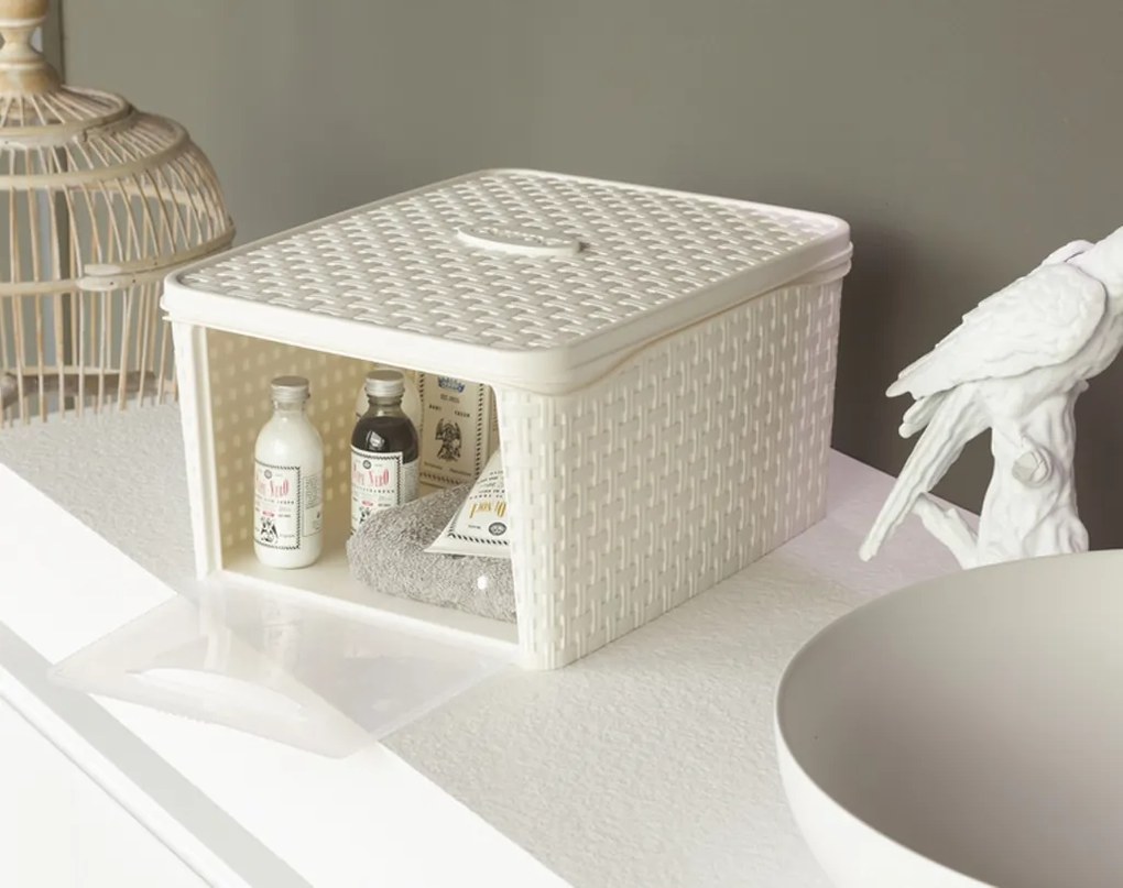 BAMA Viacúčelový modulárny box INFINITY 40 l, biely