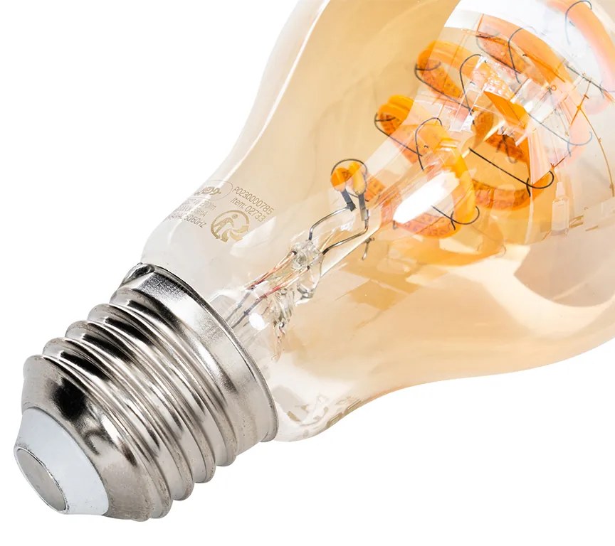 Sada 5 inteligentných LED žiaroviek E27 A60 zlatá 4W 270lm 1800-3000K