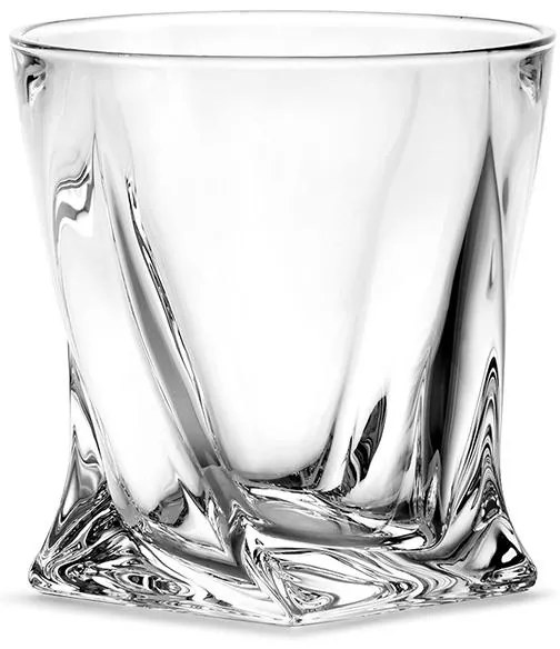 BOHEMIA PRESTIGE QUADRO POHÁR NA WHISKY V TUBE 340 ML SADA 2KS