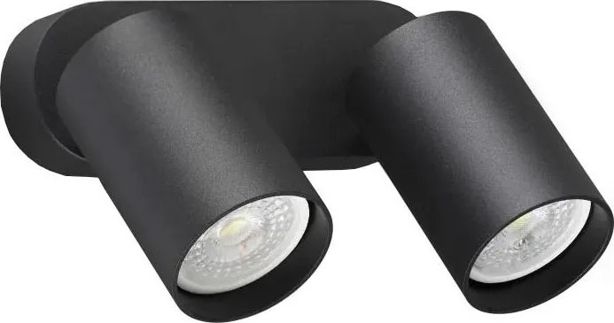 Ideal Lux - LED nástenné bodové svietidlo DYNAMITE 2xGU10/7W/230V CRI 90 čierne