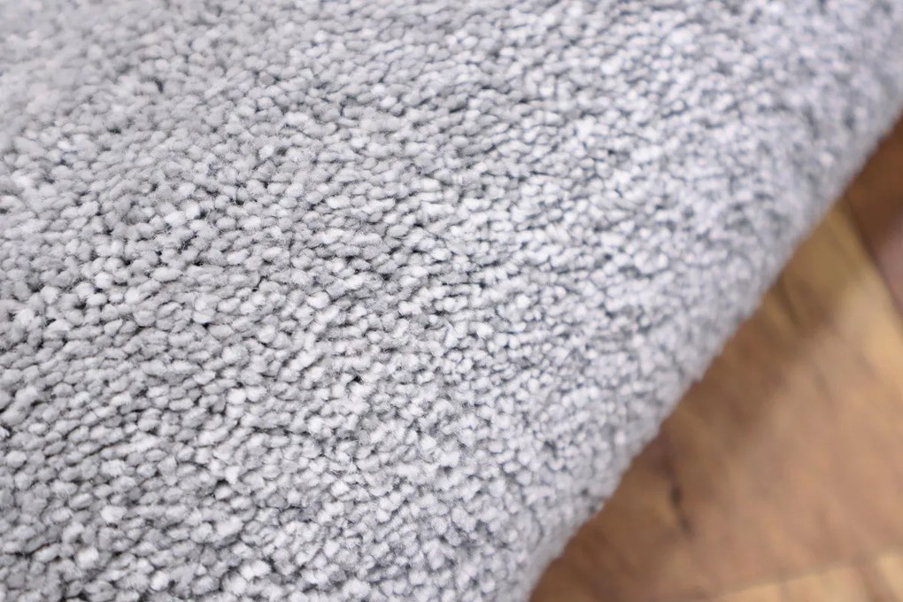 Vopi, Kusový koberec Laguna šedá ovál, 400x500 ovál, šedá, obývacia izba