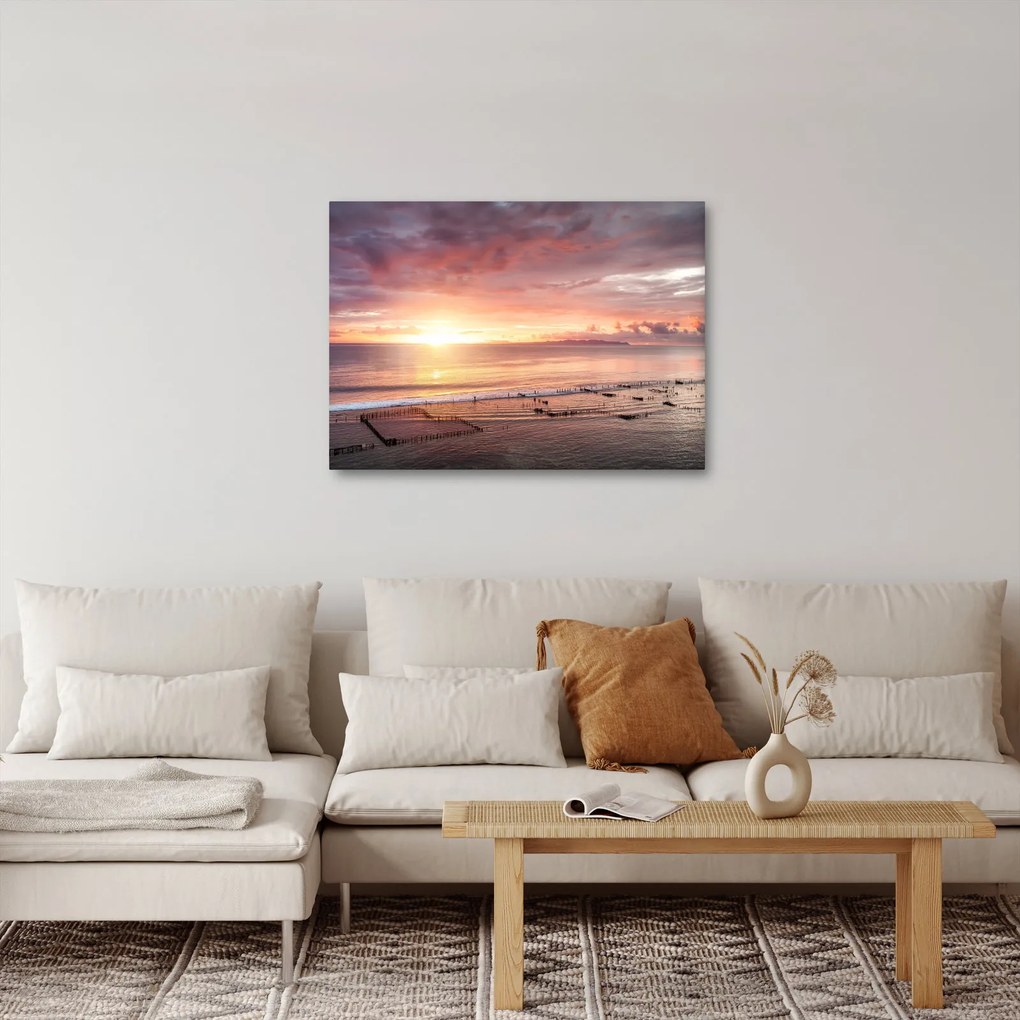 Obraz - Morská panoráma (70x50 cm)