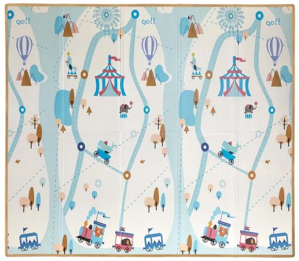 Hracia podložka pre deti Play Circus and Travel T1 177x197 cm